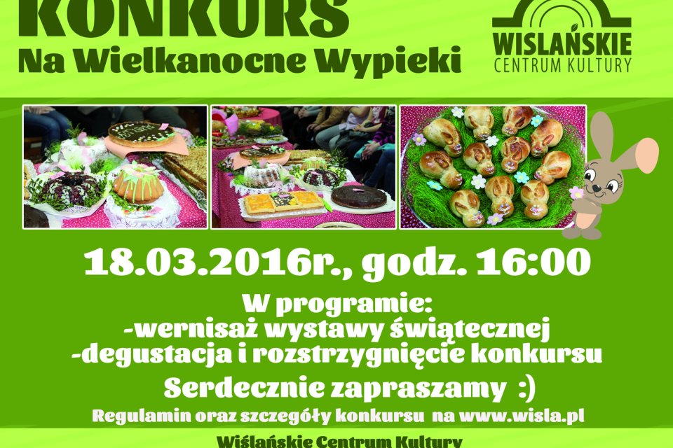 Plakat Konkursu na Wielkanocne Wypieki