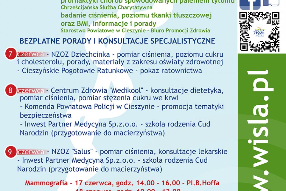 Plakat dotryczący Tygodnia Zdrowia