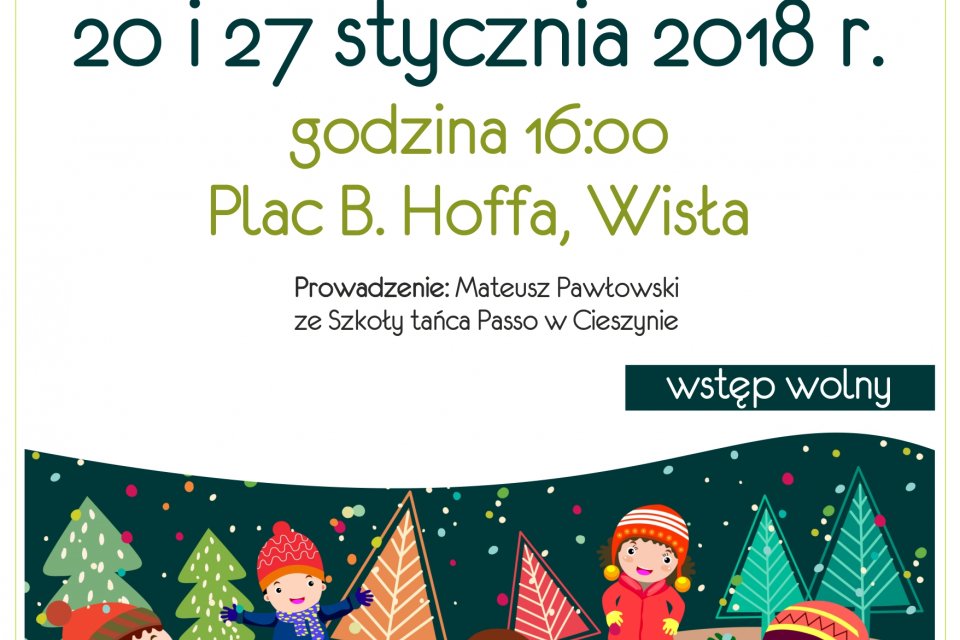Plakat dotyczący Tańca na śniegu