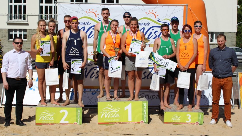 najlepsi uczestnicy turnieju Beskidzka Plaża 2017 w Wiśle