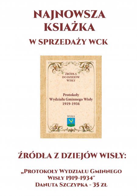 Plakat promujący nową książkę