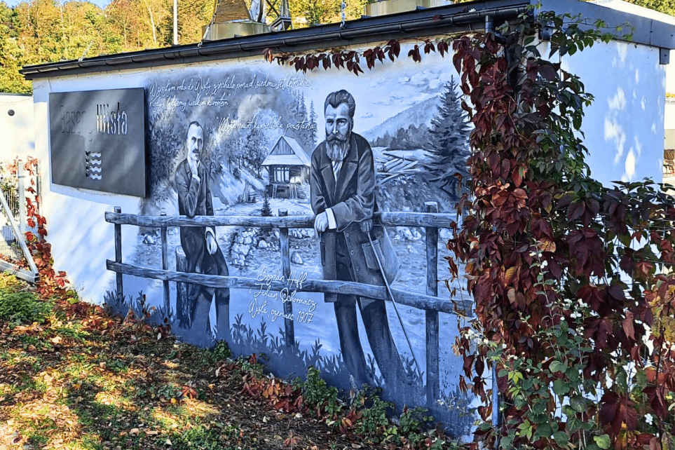 Mural na Basenach Wisła