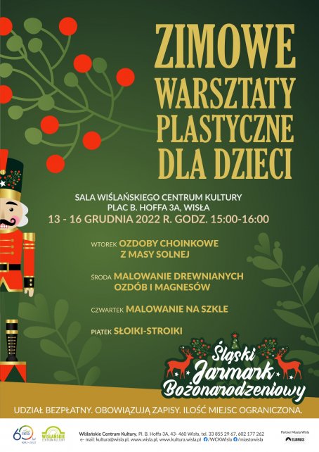 Warsztaty świąteczne w Wiślańskim Centrum Kultury